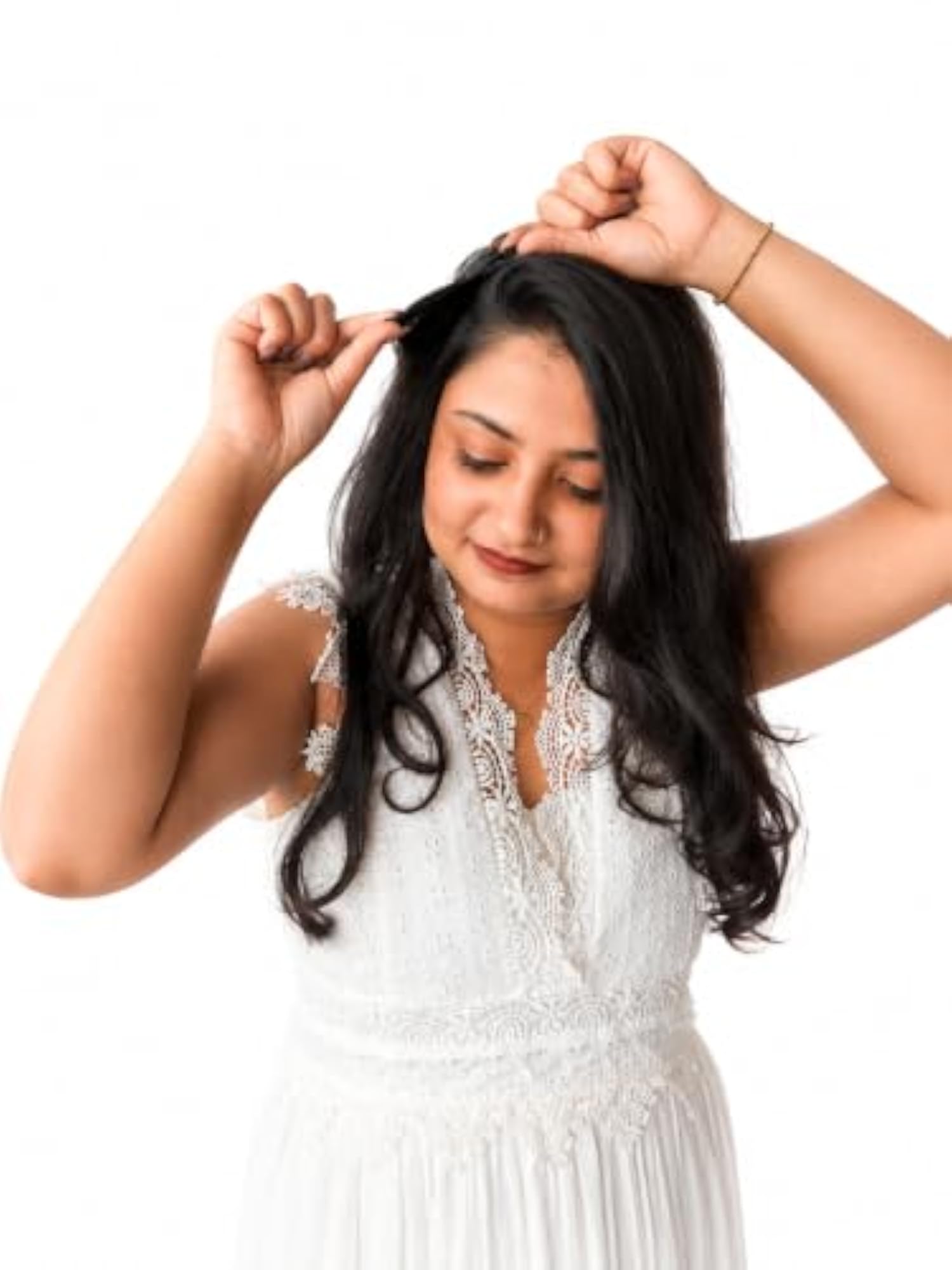 2-Clip Volumizer for Women 100% Human Hair